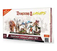 Dungeon and Laser | Fantasy Miniatures Set | 27 modelli
