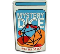 Dungeon Craft Mystery Dice, set di 7 dadi poliedrici, ampia gamma di modelli, dadi da gioco, adatti per giochi di ruolo, giochi da tavolo (confezione da 1)