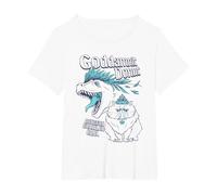 Dungeon Crawler Carl Princess Donut And Mongo Drawing Book Maglietta, Donna Plus-Size, Bianco, 3X
