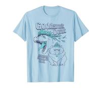 Dungeon Crawler Carl Princess Donut And Mongo Drawing Book Maglietta, Uomo, Celeste, XL