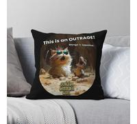 Dungeon Crawler Carl This Is An Outrage Federa quadrata in poliestere e velluto con stampa con cerniera