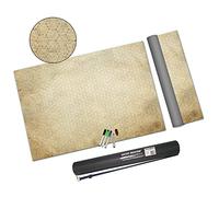 Dungeon Grid Game Mat | Accessorio Essenziale per Giochi di Ruolo - Battaglie - Giochi da Tavolo | Compatibile con D&D, Pathfinder e Warhammer | Riutilizzabile, Resistente e Portatile