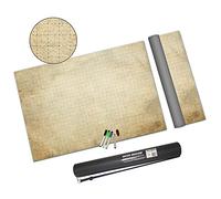 Dungeon Grid Game Mat | Accessorio Essenziale per Giochi di Ruolo - Battaglie - Giochi da Tavolo | Compatibile con D&D, Pathfinder e Warhammer | Riutilizzabile, Resistente e Portatile