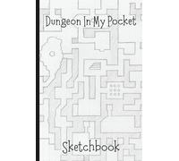Dungeon In My Pocket Sketchbook: 4x6 Dotted Grid Map Making Book for Dungeon Masters | 100 Pages for D&D Campaign Planning, World Building & RPG Tabletop Gaming