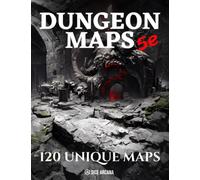 Dungeon Maps 5e: 120 Maps for Game Master to Plan & Customize Encounters | 5th Edition Tabletop Role Playing Game Blank Maps | Craft Adventures in ... Temples and other Fantasy TTRPG Locations.
