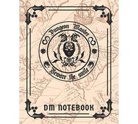 Dungeon Master Beware The Smile DM Notebook: DnD Character Journal With 50 Character Sheets and 100 Mixed Pages (Lined, Graph, Hex & Blank)For Role ... Track 5e Gameplay, Plans, Spells & More