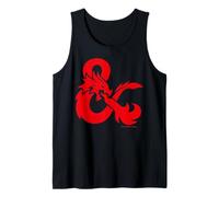 Dungeons And Dragons Red Logo Canotta