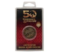 Dungeons & Draghi 50th Anniversario Originale Rosso Scatola Cover Moneta
