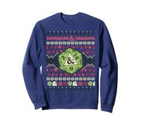 Dungeons & Dragons 20-Sided Dice Ugly Christmas Felpa