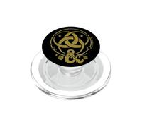 Dungeons & Dragons 50th Anniversary Gold Flame Vintage Logo PopSockets PopGrip per MagSafe