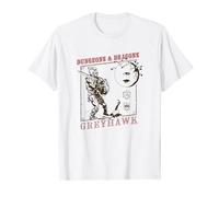 Dungeons & Dragons 50th Anniversary World Of Greyhawk Retro Maglietta