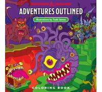 D&D Adventure delineato 5a edizione Libro da colorare Manuale dei mostri 1 Età 1