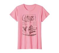 Dungeons & Dragons Anatomy Chart for Rust Monster Maglietta, Donna, Rosa, L