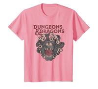 Dungeons & Dragons Beholder Die Maglietta, Bambini, Rosa, 12 Anni