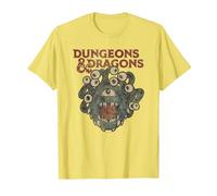 Dungeons & Dragons Beholder Die Maglietta, Uomo, Limone, XL