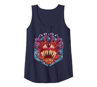 Dungeons & Dragons Beholder Stained Glass Canotta, Donna, Navy, L
