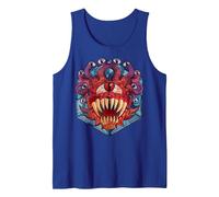 Dungeons & Dragons Beholder Stained Glass Canotta, Uomo, Blu Reale, XXL