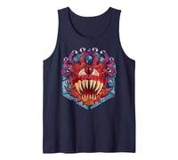 Dungeons & Dragons Beholder Stained Glass Canotta, Uomo, Navy, S