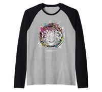 Dungeons & Dragons Beholder's Chaotic Gaze Circular Vortex Maglia con Maniche Raglan