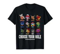 Dungeons & Dragons Choose Your Role Dressed Up Dice Maglietta