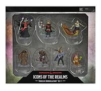 Dungeons & Dragons D&D Icons of The Realms: Tomb of Annihilation: Box 1-7 Figure Set, Pre-Painted Miniature, RPG