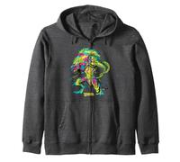 Dungeons & Dragons Demon Lord Demogorgon Psychedelic Neon Felpa con Cappuccio