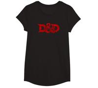 Dungeons & Dragons DND Official Red Epic Logo Maglietta