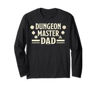 Dungeons & Dragons Father's Day Dungeon Master Dad Dice Icon Maglia a Manica