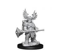 Dungeons & Dragons Frameworks Miniature Model Kit Dwarf Barbarian Female Wizkids