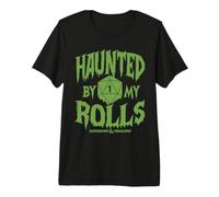 Dungeons & Dragons Halloween Haunted By My Dice Rolls Maglietta Premium