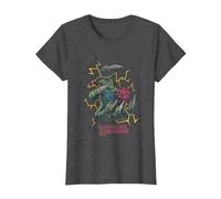 Dungeons & Dragons High Roller Maglietta, Donna, Grigio Scuro, XXL