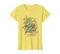 Dungeons & Dragons High Roller Maglietta, Donna, Limone, XL