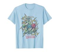 Dungeons & Dragons High Roller Maglietta, Uomo, Celeste, XXL