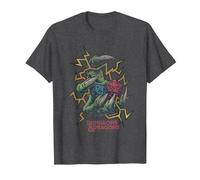 Dungeons & Dragons High Roller Maglietta, Uomo, Grigio Scuro, S