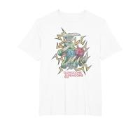Dungeons & Dragons High Roller Maglietta, Uomo Taglie Grandi, Bianco, 5X Tall