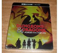 Dungeons & Dragons ( Honor Among Thieves) 4K UHD+Blu-Ray Steelbook Nuovo Scatola