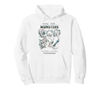 Dungeons & Dragons Know Your Monsters Pencil Sketch Chart Felpa con Cappuccio