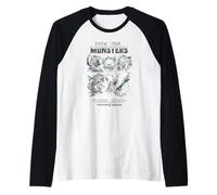 Dungeons & Dragons Know Your Monsters Pencil Sketch Chart Maglia con Maniche Raglan
