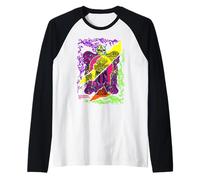 Dungeons & Dragons Mindflayer Rips Through Neon Dimensions Maglia con Maniche Raglan