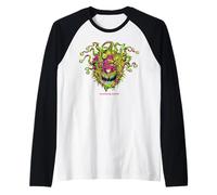 Dungeons & Dragons Neon Ooze Colored Beholder Sinister Smile Maglia con Maniche Raglan