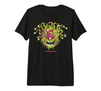 Dungeons & Dragons Neon Ooze Colored Beholder Sinister Smile Maglietta Premium