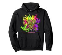 Dungeons & Dragons Neon Ooze Colored Xorn Splattered Paint Felpa con Cappuccio
