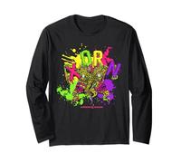 Dungeons & Dragons Neon Ooze Colored Xorn Splattered Paint Maglia a Manica