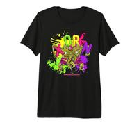 Dungeons & Dragons Neon Ooze Colored Xorn Splattered Paint Maglietta Premium