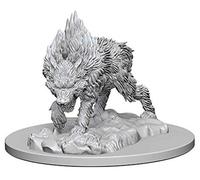 Dungeons & Dragons Pathfinder: Deep Cuts Unpainted Miniature - Dire Wolf