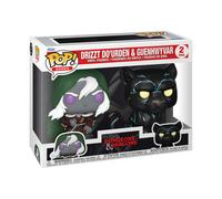 DUNGEONS & DRAGONS - POP FUNKO VINYL FIGURE 2-PACK - DRIZZT & GUENHWYVAR 9CM