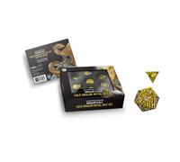 Fanroll Dungeons & Dragons Gold Dragon Scale Premium Metal Dice Set Oro Bambini