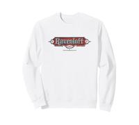 Dungeons & Dragons Retro Ravenloft Felpa, Unisex per Adulti, Bianco, S