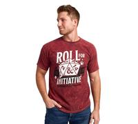 Dungeons & Dragons Roll Per Iniziativa Maglietta In Mineral Wash Da Uomo