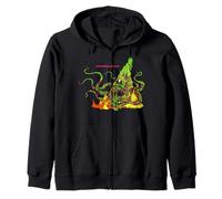 Dungeons & Dragons Roper Monster in Neon Pink And Green Felpa con Cappuccio